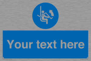 Custom Mandatory: Open safety bar of chairlift